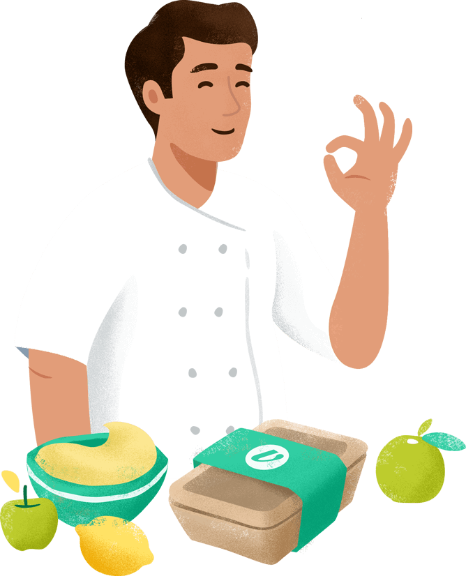 Illustration of a Chef