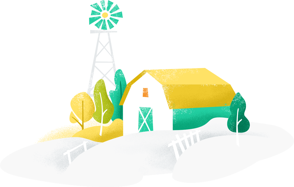 Illustration of a Farm