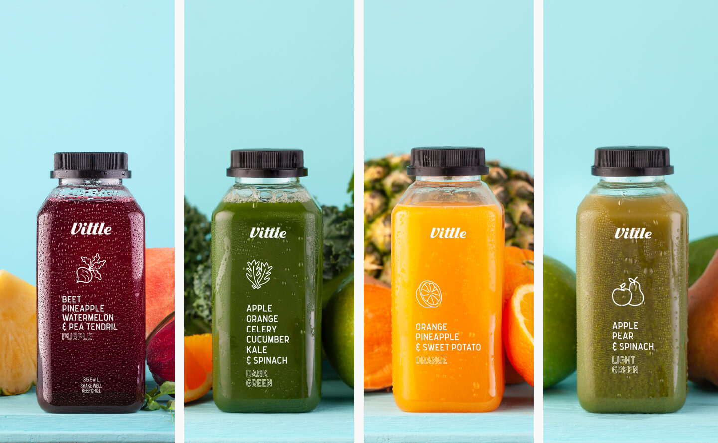 Pair cold-pressed juices with your meals starting at $6